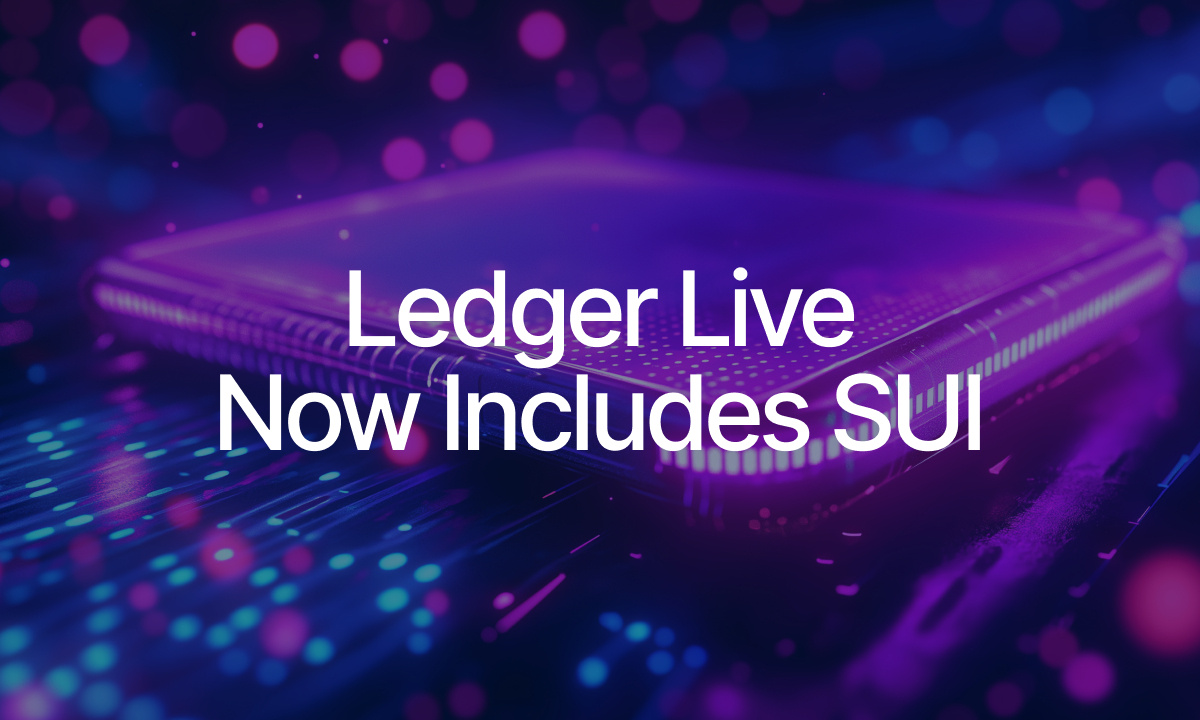 Millions of ledger users can self-custody sui and sui tokens