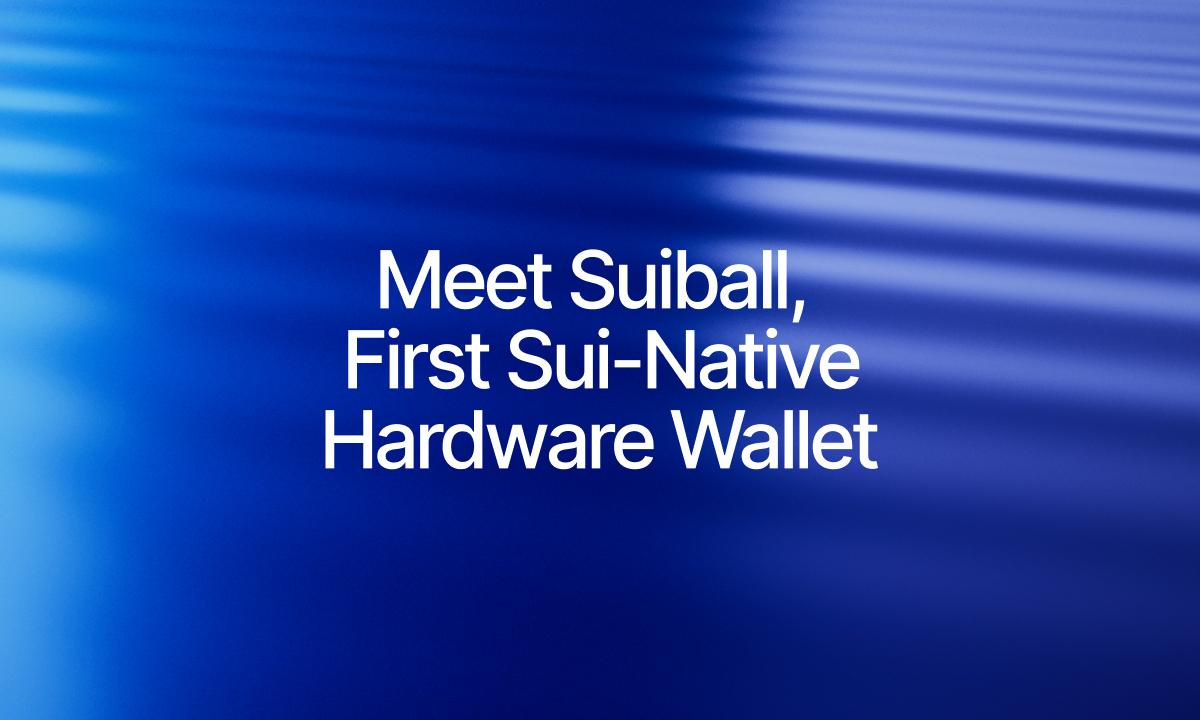 Citadel launches suiball, the first sui-native hardware wallet