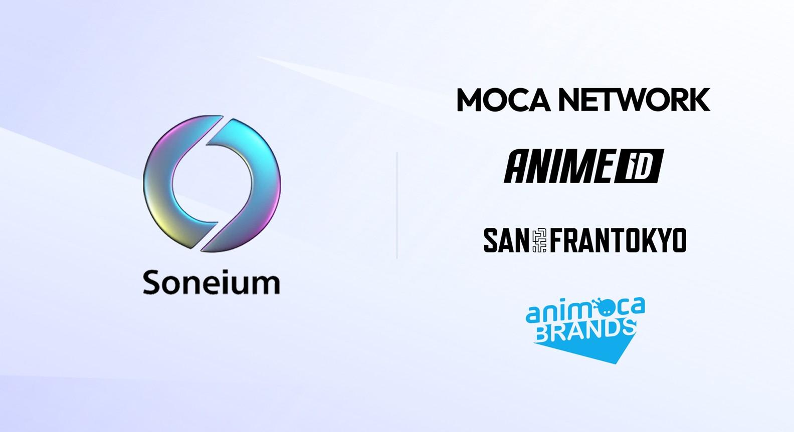 Animoca brands partners with soneium by sony block solutions labs to develop moca network’s identity layer and launch san frantokyo’s anime initiatives on soneium