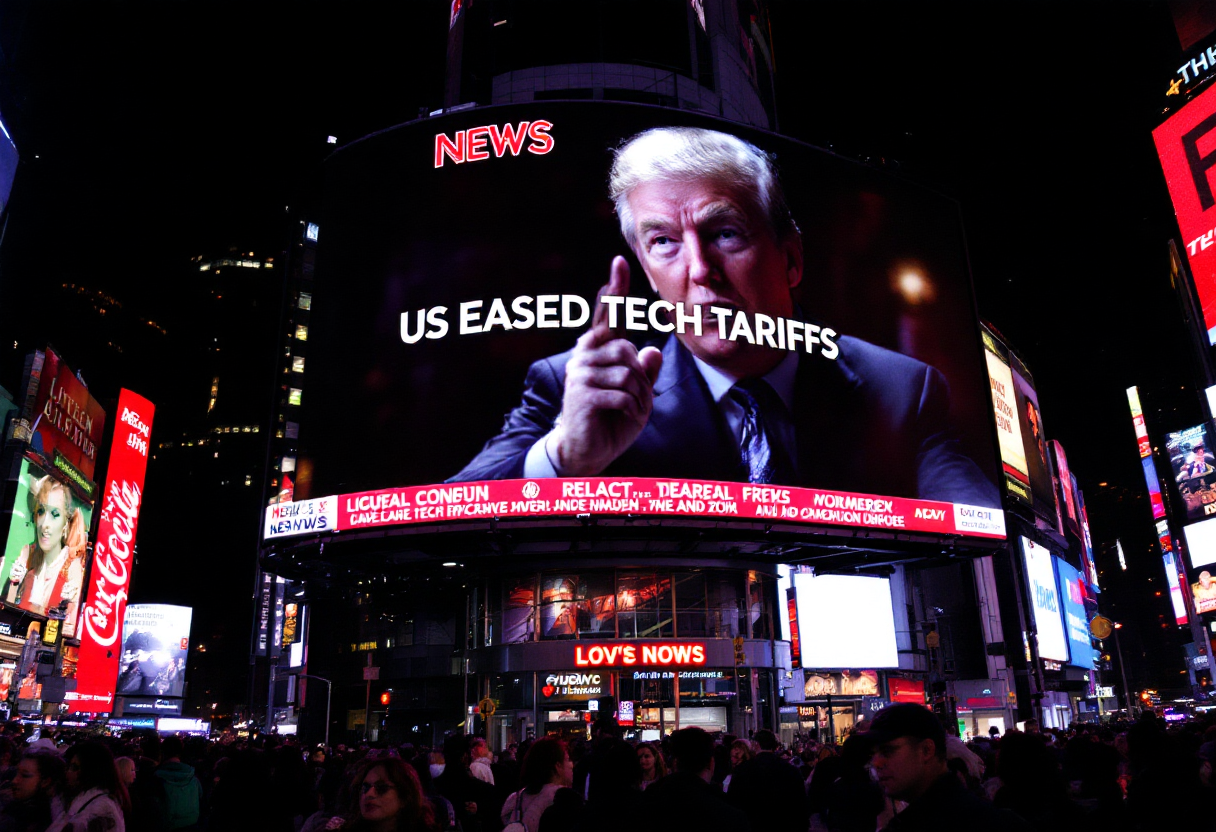 Us eases tech tariffs: a sigh of relief for apple, chip makers, and crypto fans!