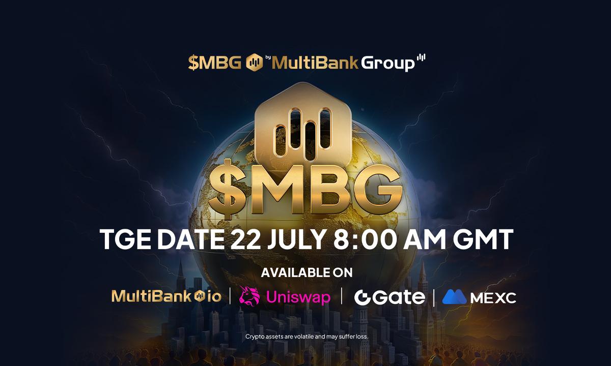 Multibank group’s $mbg token tge is live on mexc, gate. Io, uniswap and multibank. Io.
