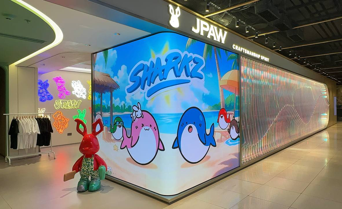 Jackson. Io sharkz nft apparel brand lands at hong kong k11 musea