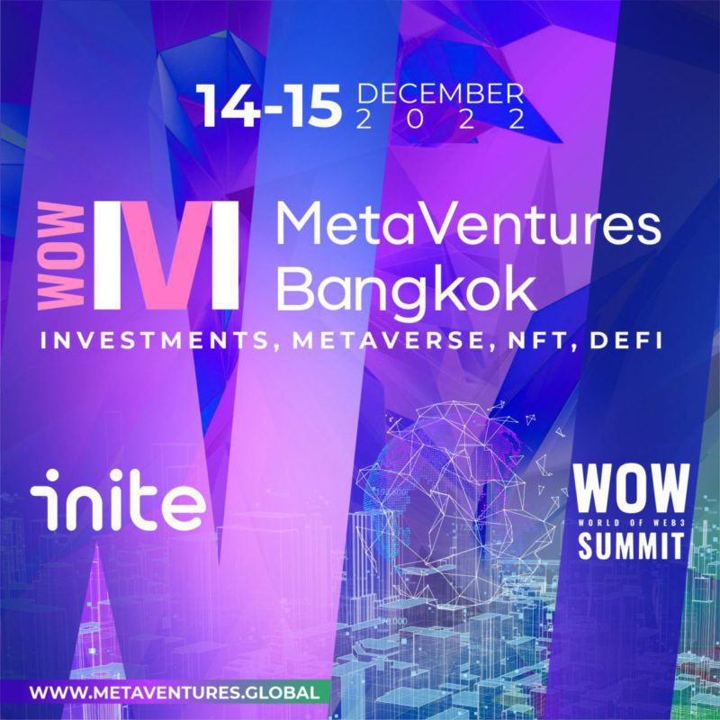 International summit “wow metaventures bangkok” to be held on dec. 14–15