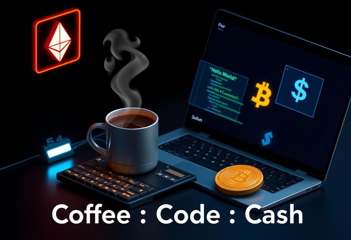 Blockchain engineer life: coffee, code, and cash!