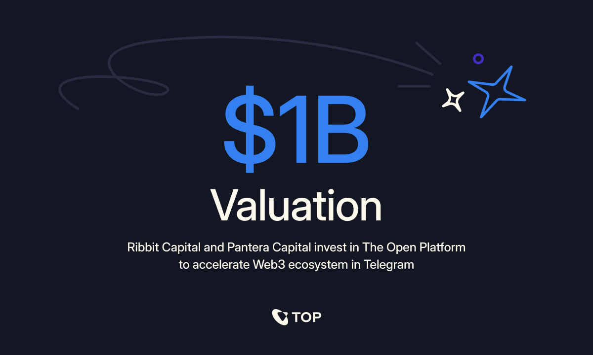The open platform is first unicorn in web3 ecosystem in telegram at $1bn valuation