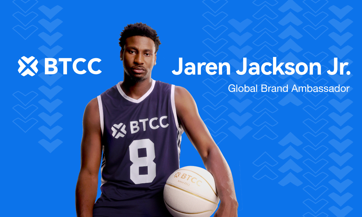 Btcc exchange announces first sports sponsorship with nba’s jaren jackson jr.