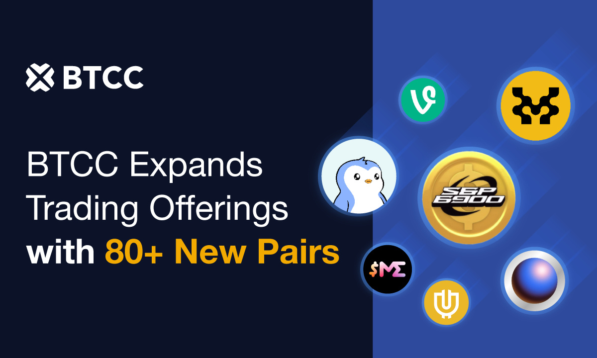 Btcc exchange reports 35% trading volume growth following listing of over 80 new spot trading pairs in july 2025