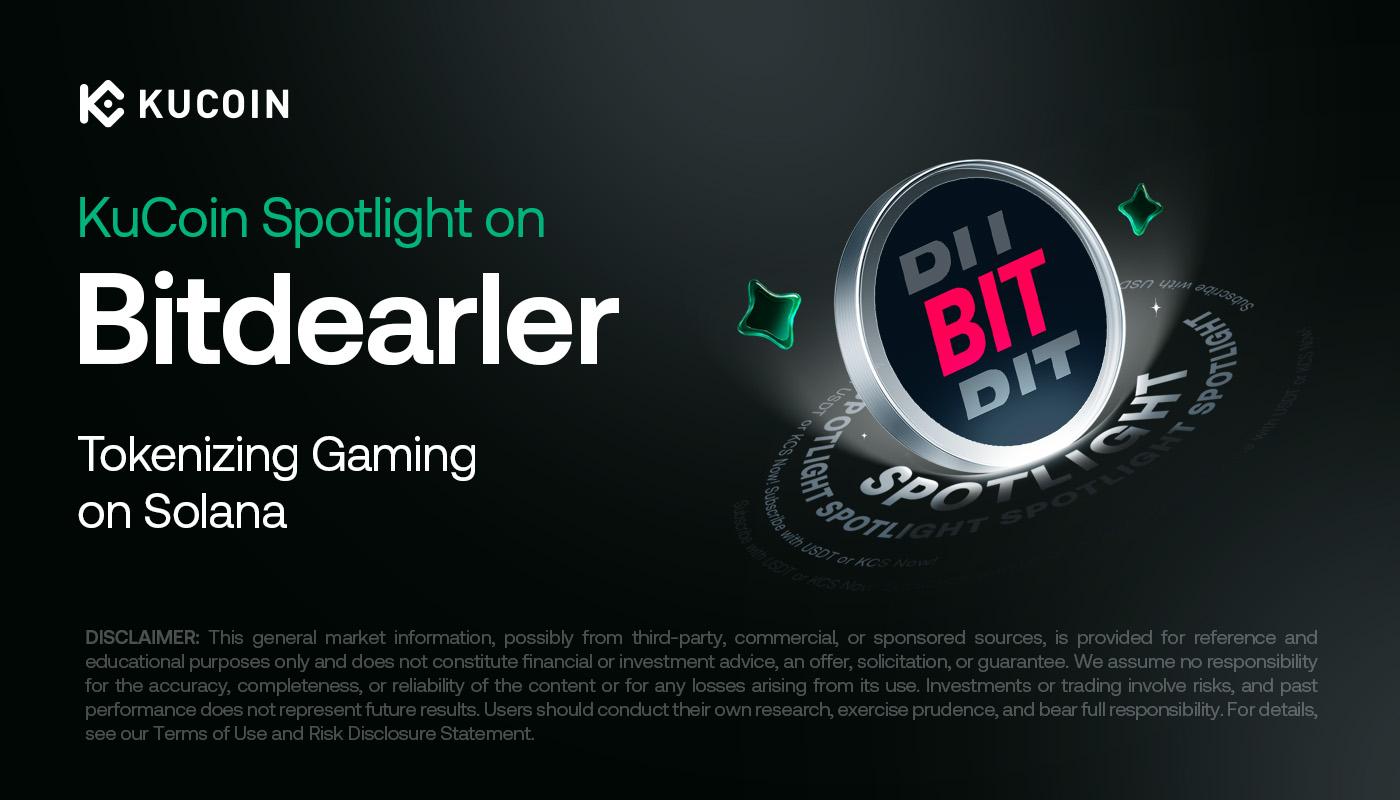 Kucoin spotlight on bitdealer: tokenizing gaming on solana with discounts and guaranteed allocations