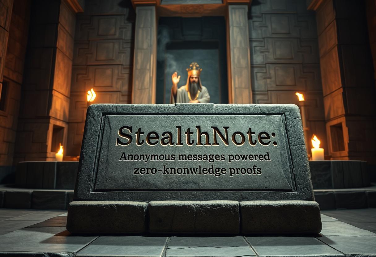 Stealthnote: aztec network’s anonymous messaging revolution