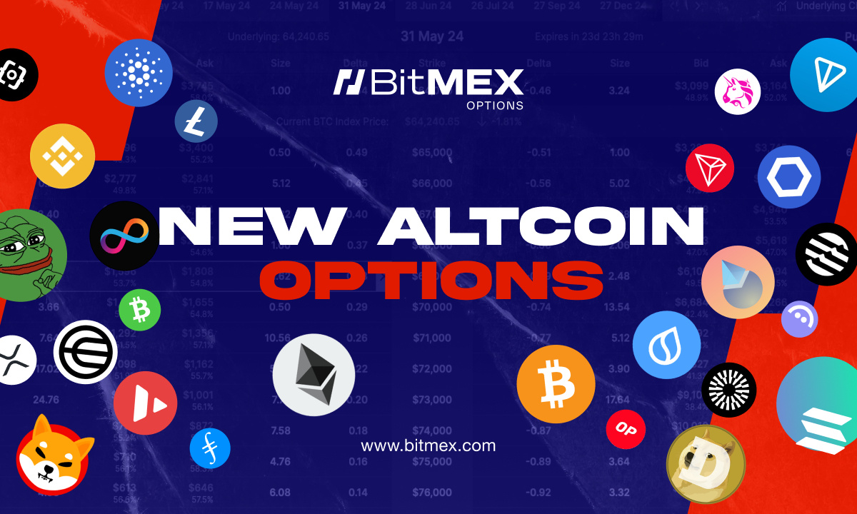 Bitmex Launches 20 New Altcoin Options Featuring Ltc, Sui, Link, And More 7 Altcoin options offering 2 1738745684htj27haorf
