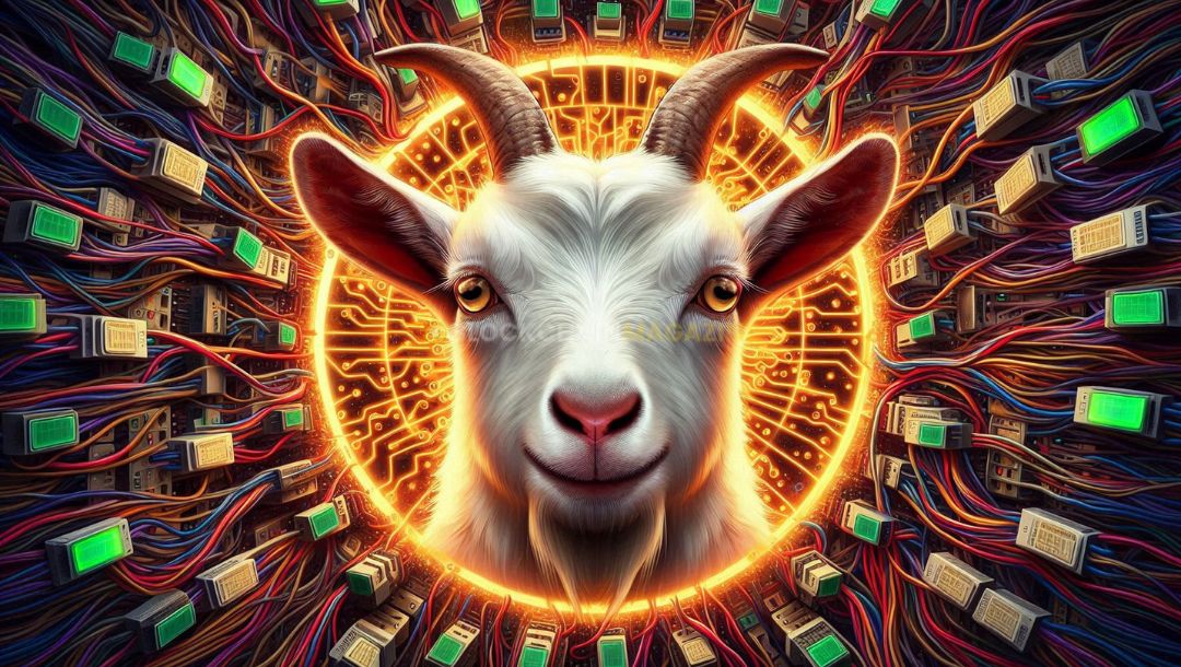 An ai goat meme coin has strong backers