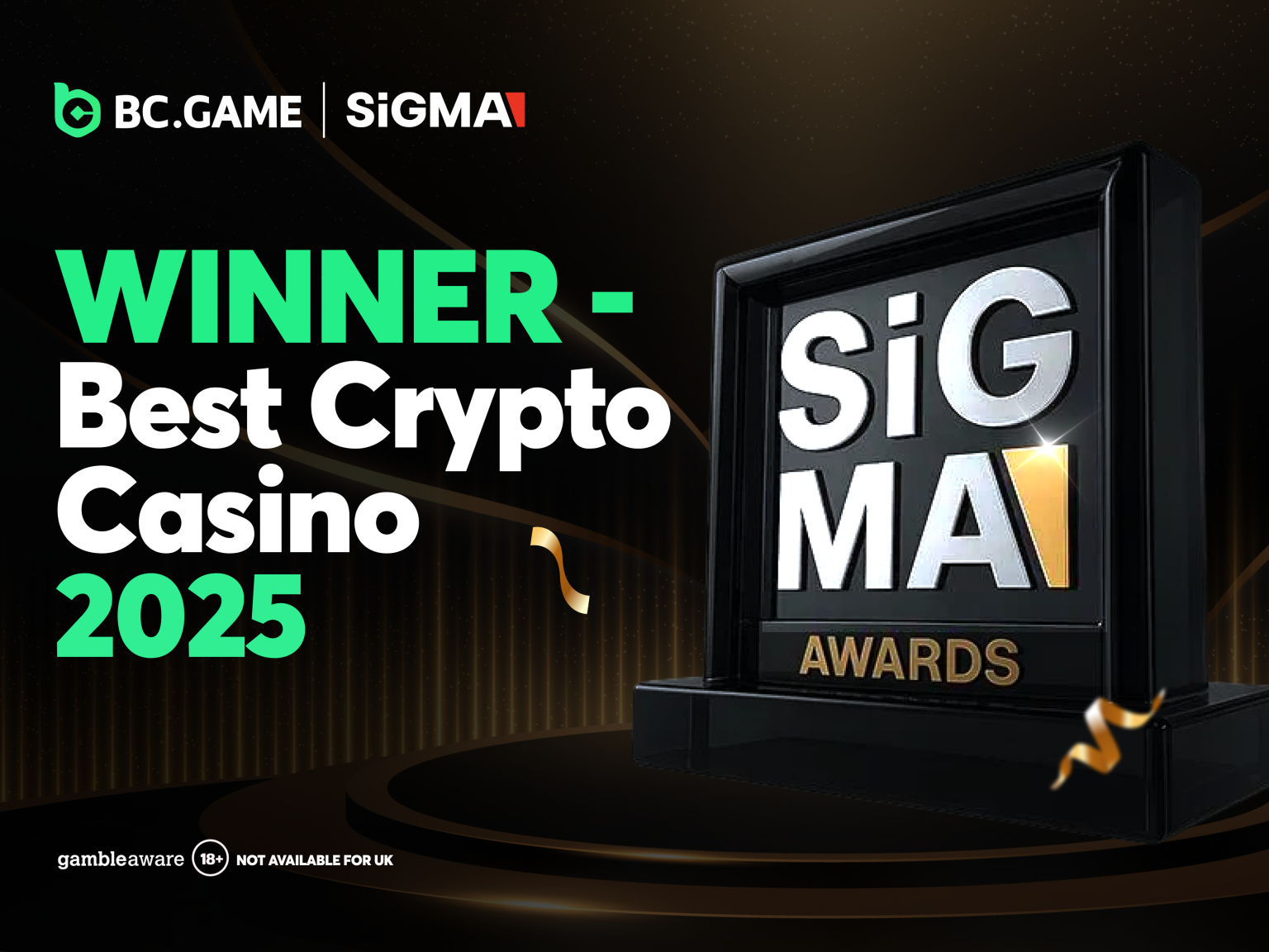 Bc. Game named best crypto casino at sigma central europe awards 2025