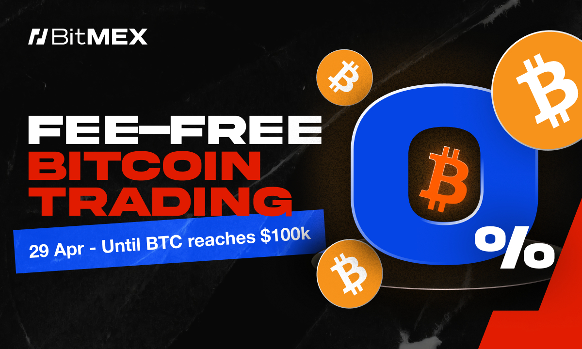 Bitmex introduces free bitcoin spot trading until bitcoin hits $100,000