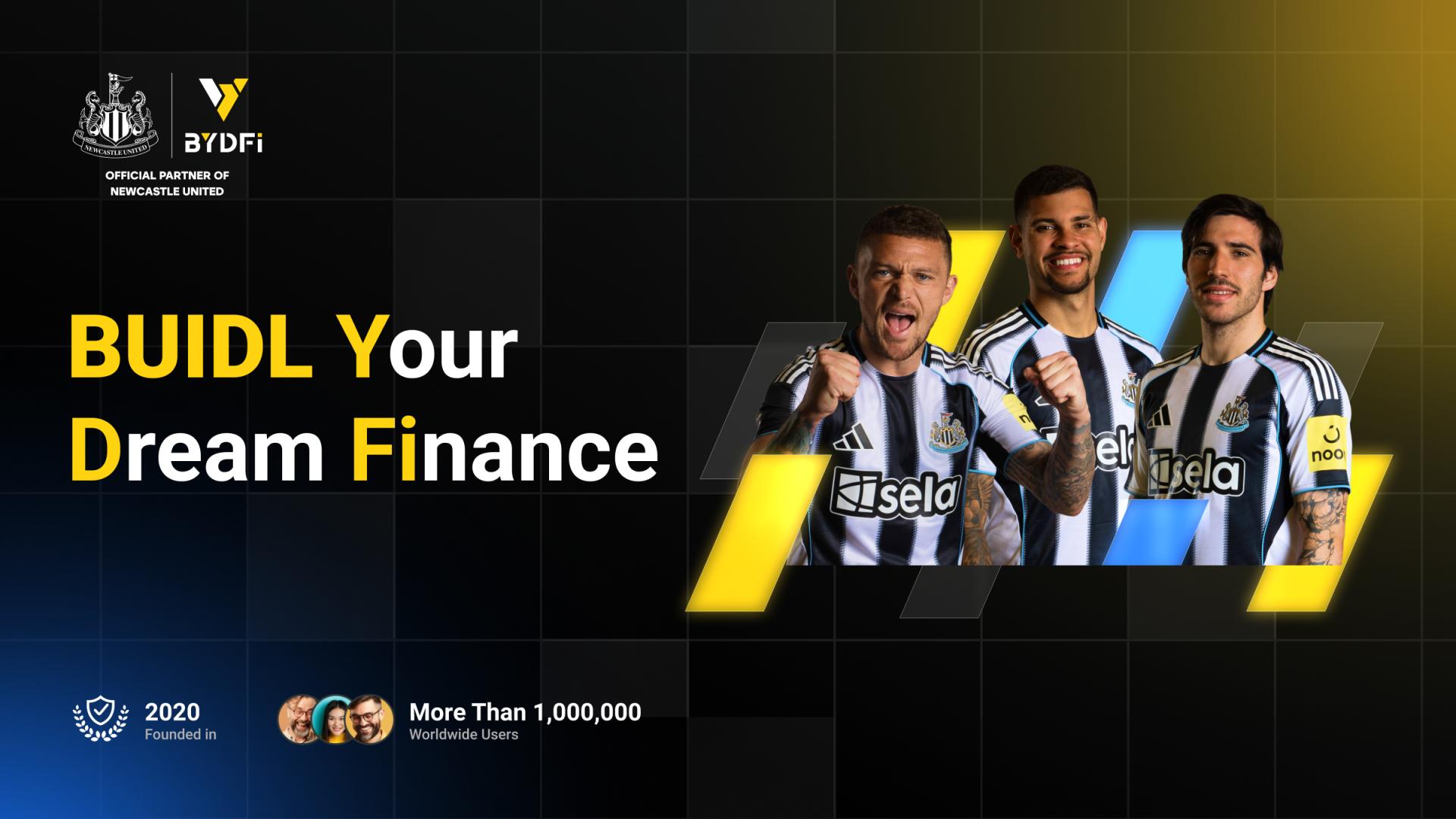 Bydfi highlights ‘buidl’ ethos during newcastle united match against arsenal