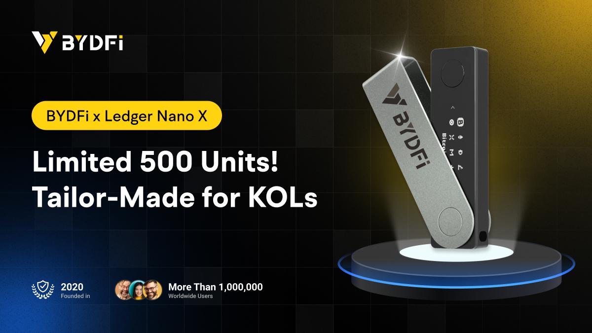 Bydfi and ledger launch global campaign with limited bydfi x ledger nano x