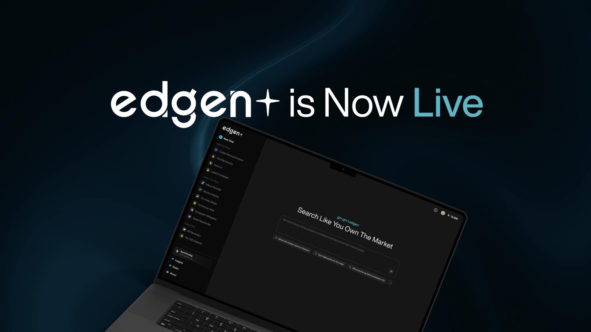 Edgen launches “ai super app,” democratizing institutional-grade crypto market intelligence