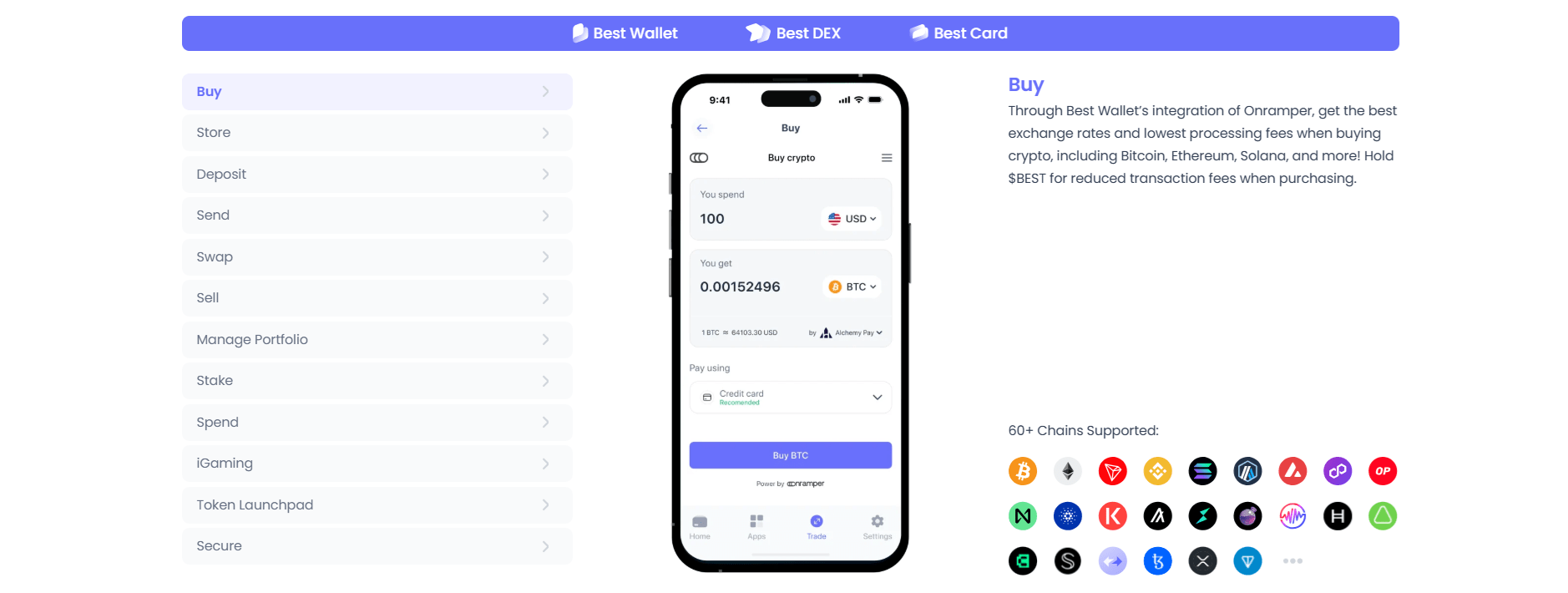 Best wallet multichain functionality
