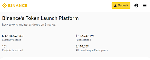 Binance launchpad