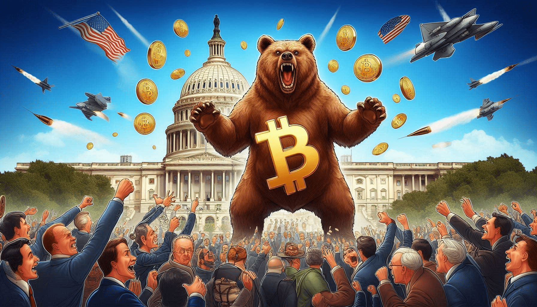 Bitcoin surges amid political turmoil: traders anticipate bear trap