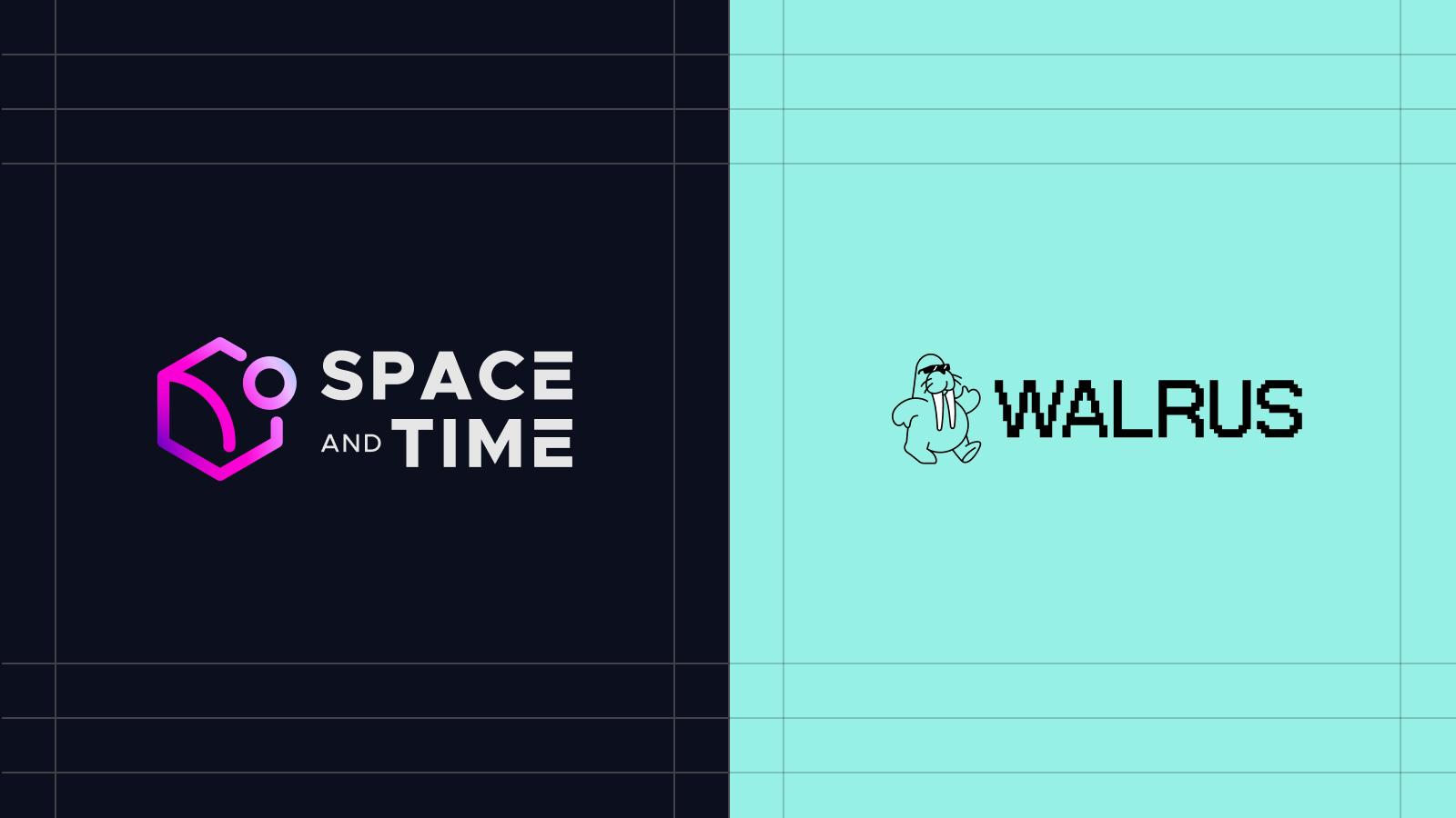 Space and time partners with walrus to power real-time insights for onchain data