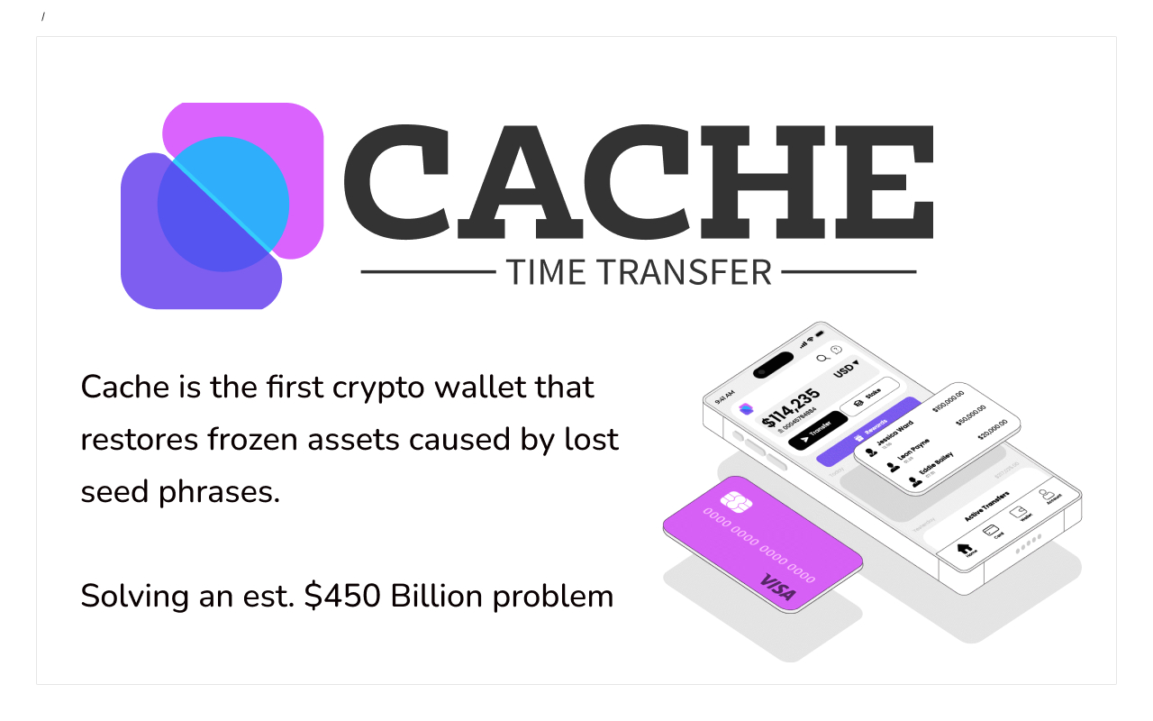 Cache wallet begins token sale with early demand and asset recovery breakthrough