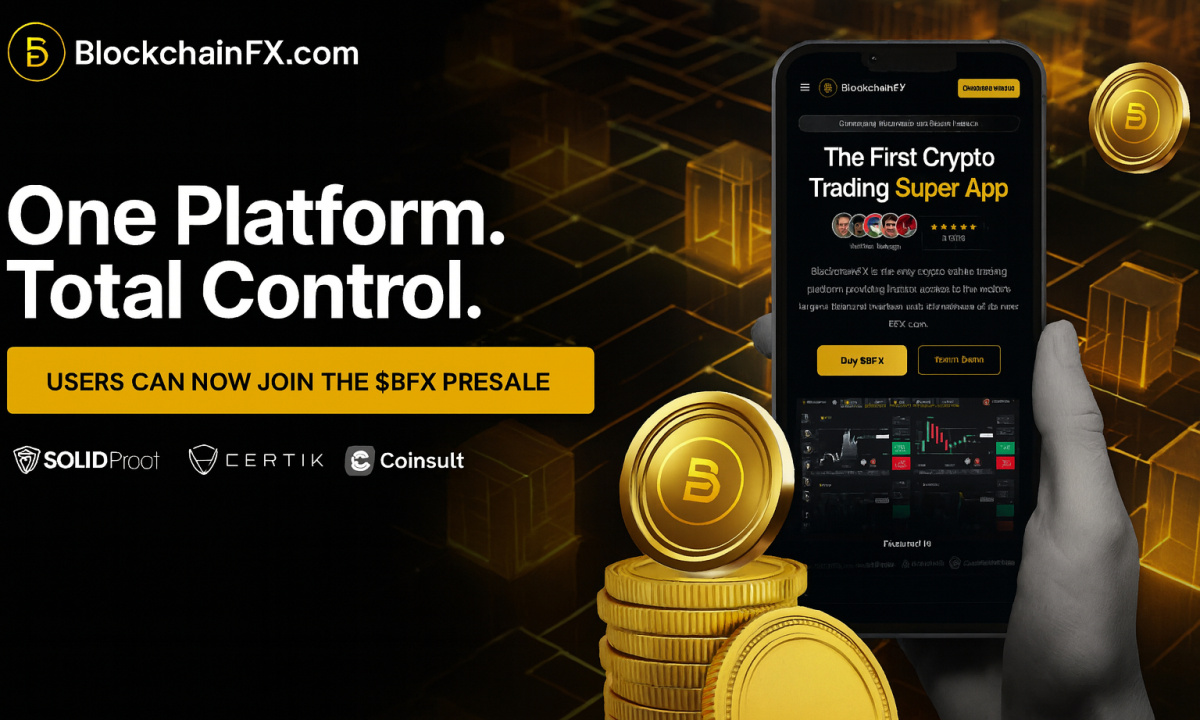 Blockchainfx raises $7. 24m in presale as first multi-asset super app connecting crypto, stocks, and forex goes live in beta