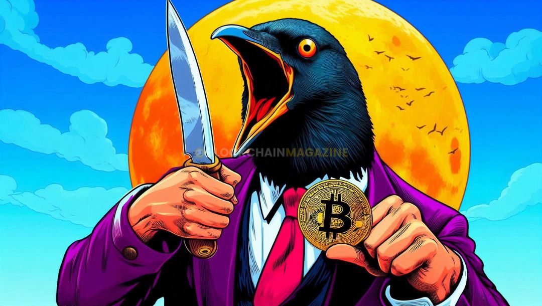 Crow with knife crypto meme coin surges amid viral popularity