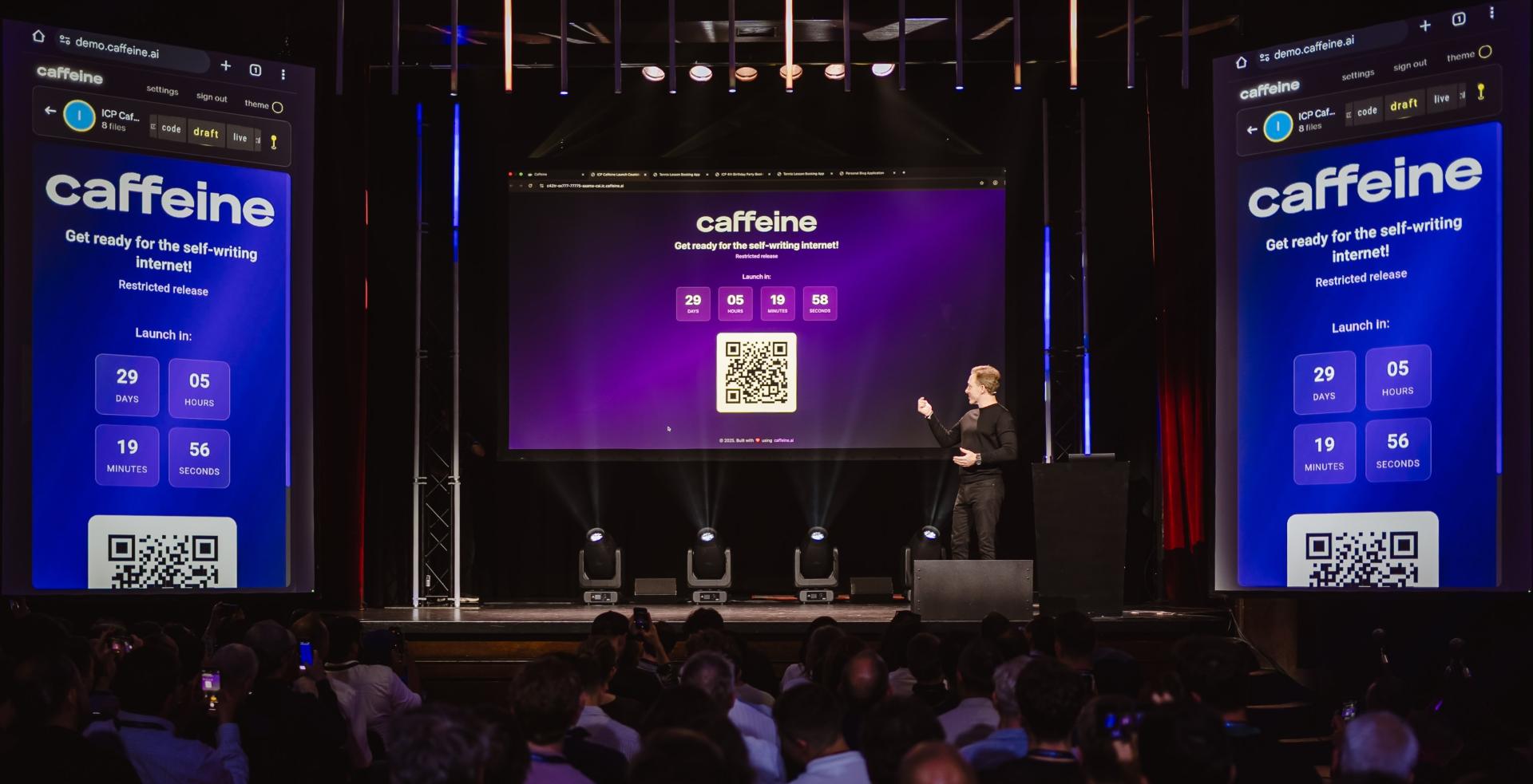 Caffeine. Ai waitlist opens after landmark live demonstration at world computer summit