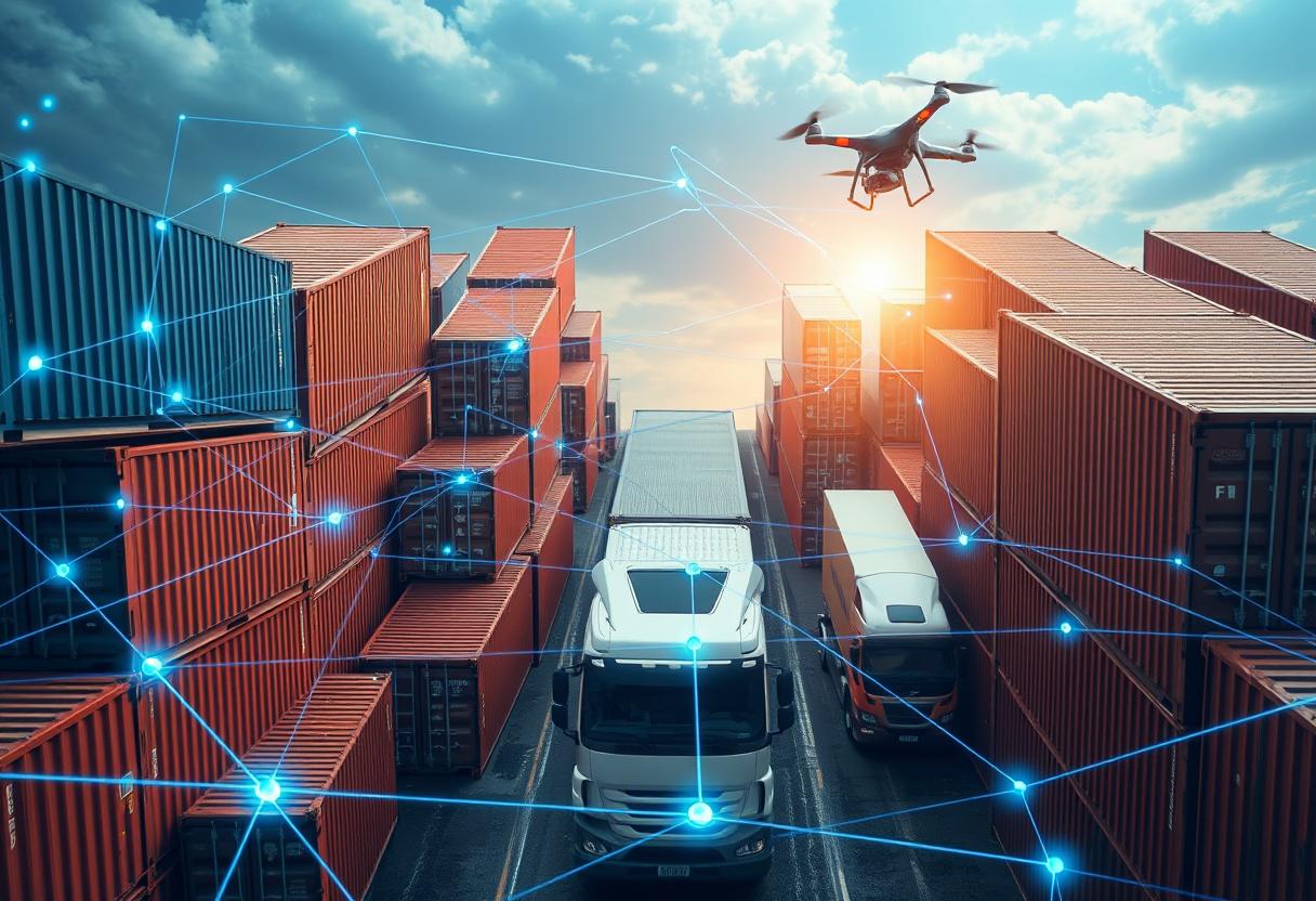 Revolutionizing supply chains: blockchain in logistics enhances transparency and security