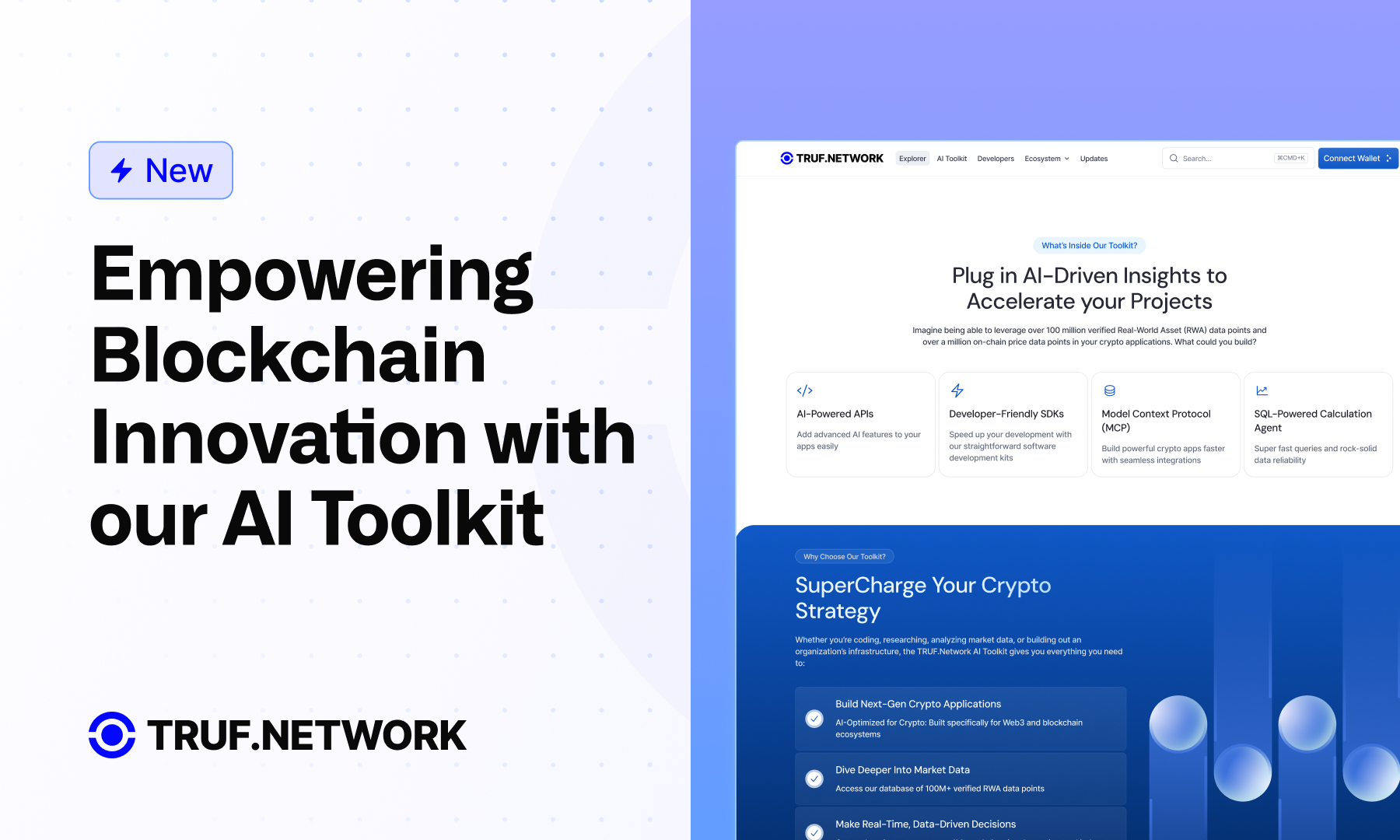 The truf. Network ai toolkit: unlocking the power of ai in blockchain