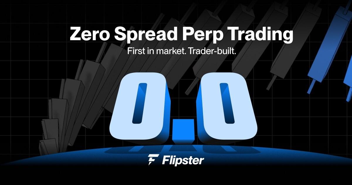 Flipster unveils the first zero-spread model in crypto perpetuals trading
