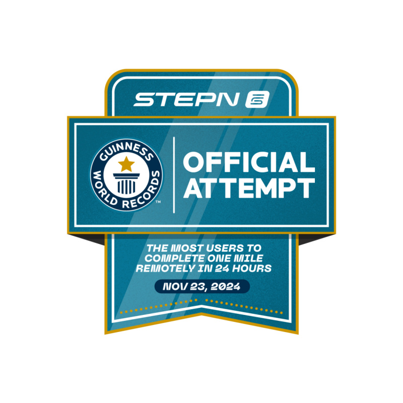 Stepn Apps Community Broke Two Guinness World Records™ 2 Gwr stepngo badge v3 copy 3 v4 1732782644vkygoge6d2