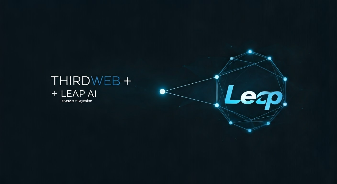 Thirdweb integrates leap ai: transforming content creation in web3