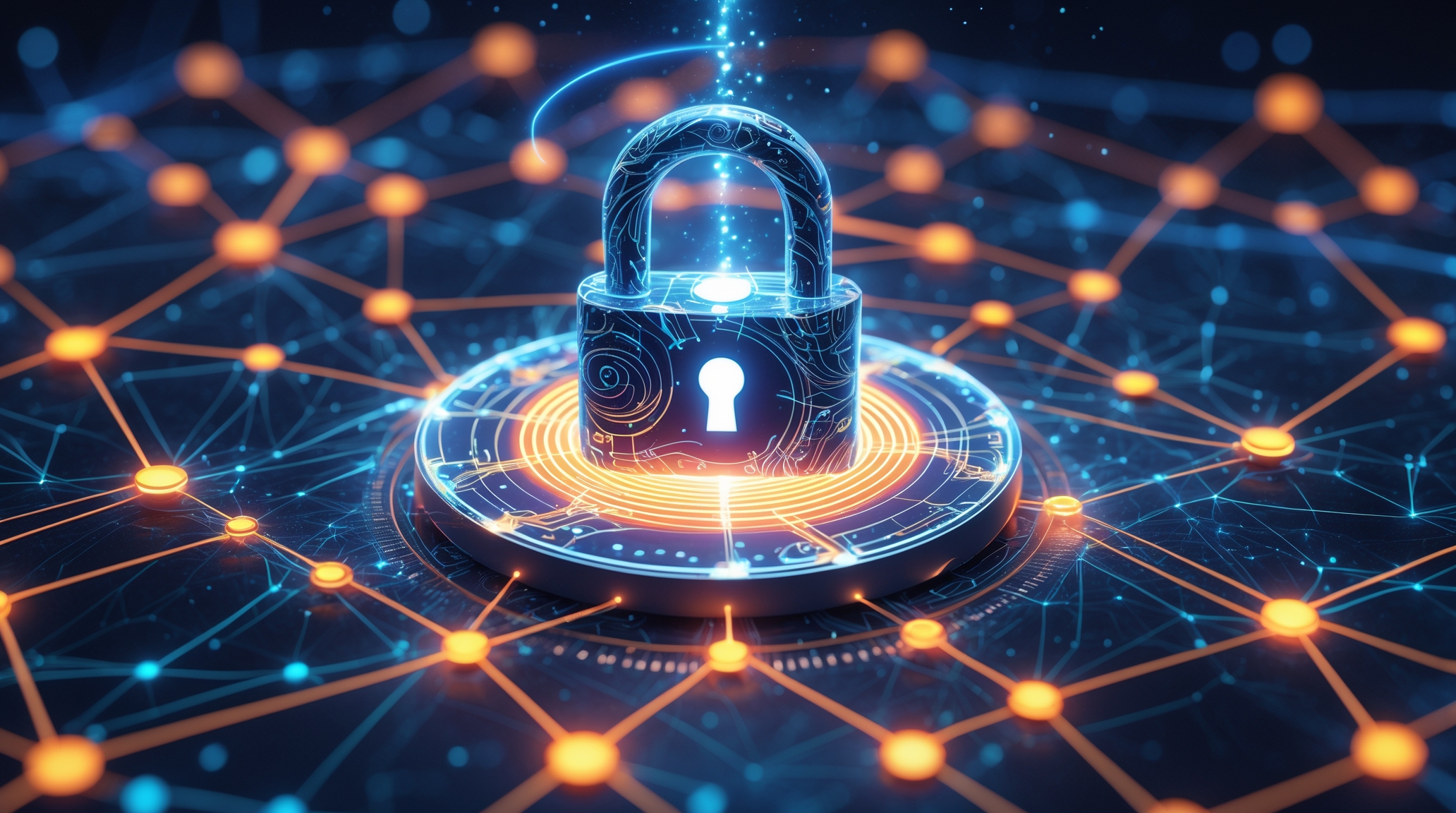 Understanding the mechanism: how does a block of data on a blockchain get locked?