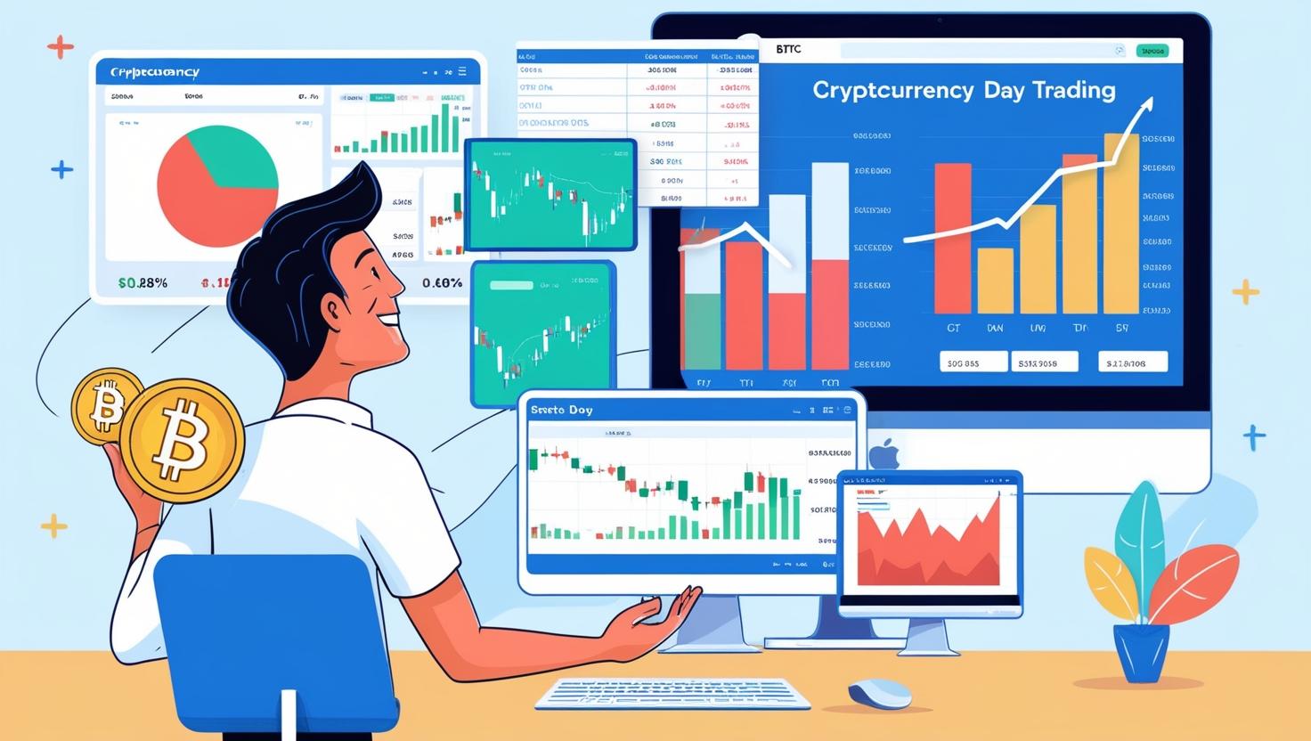 Mastering basic cryptocurrency day trading: strategies for beginners | essential guide