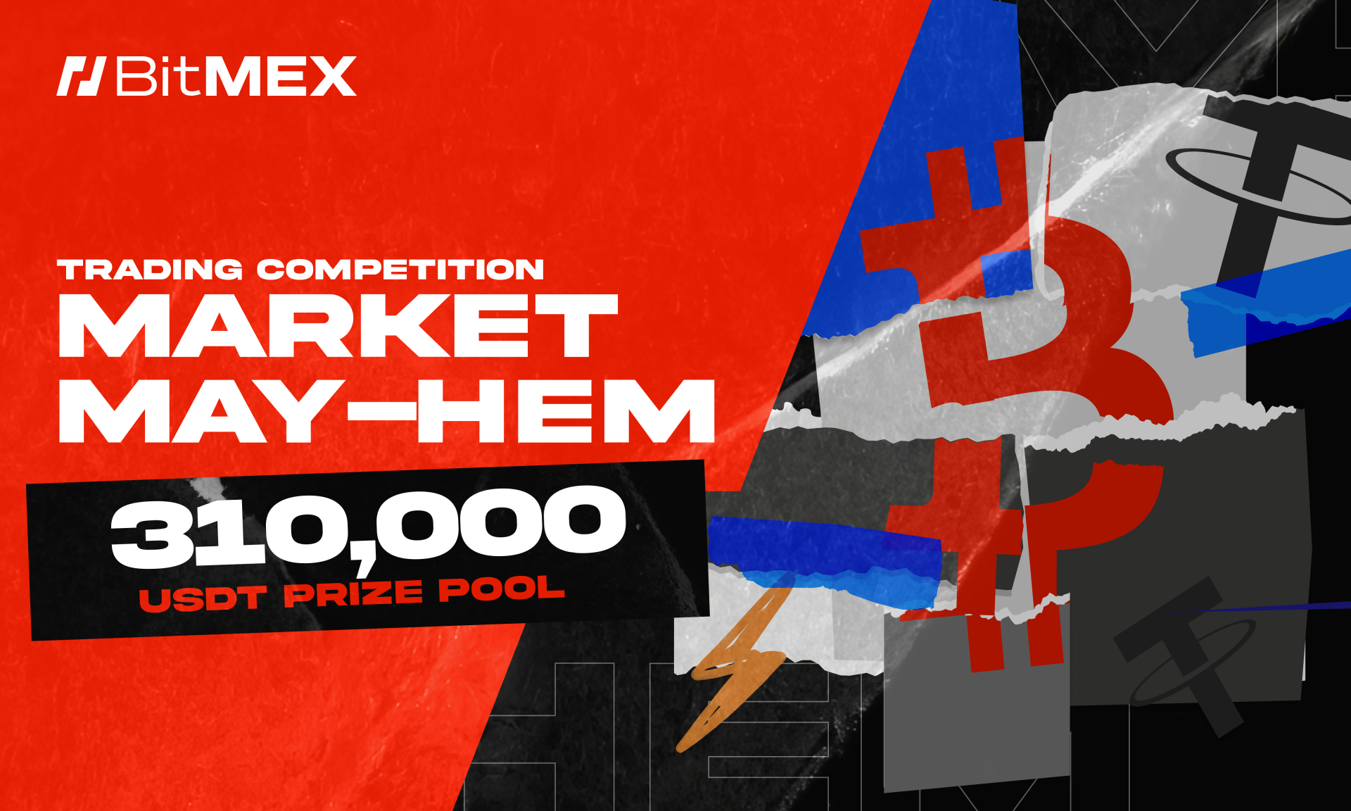 Bitmex launches market may-hem trading competition with a 310,000 usdt prize pool
