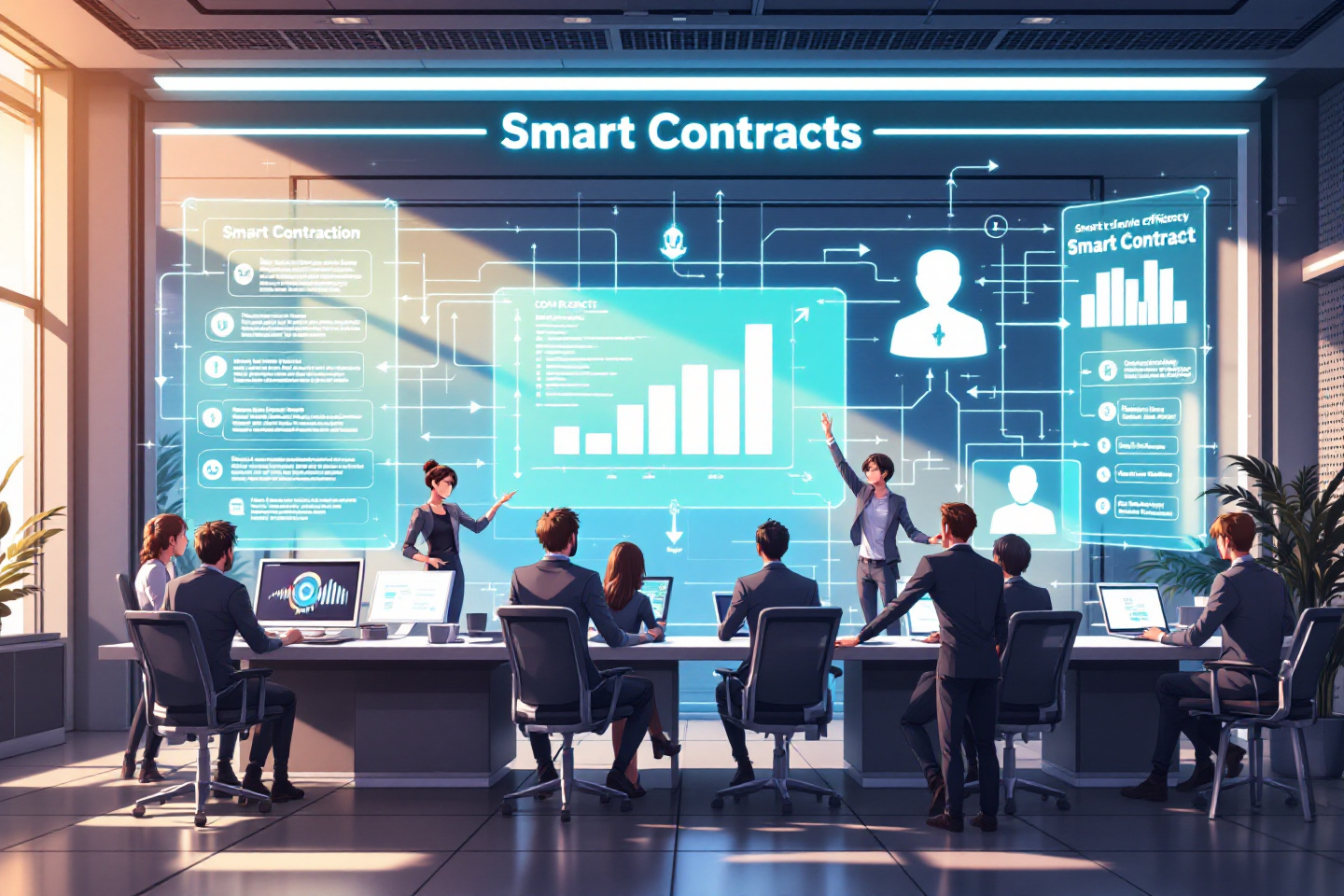 Unlock business efficiency with smart contract development services