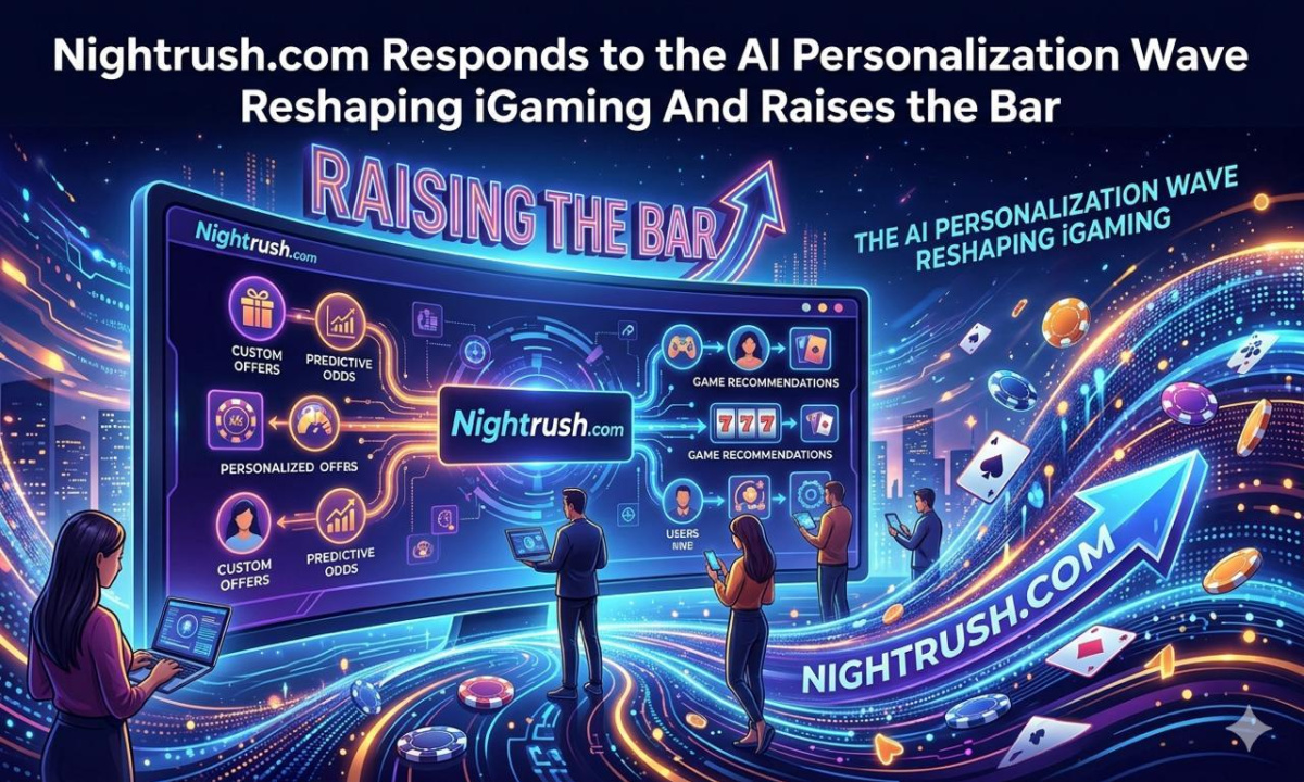 Nightrush. Com responds to the ai personalization wave reshaping igaming and raises the bar