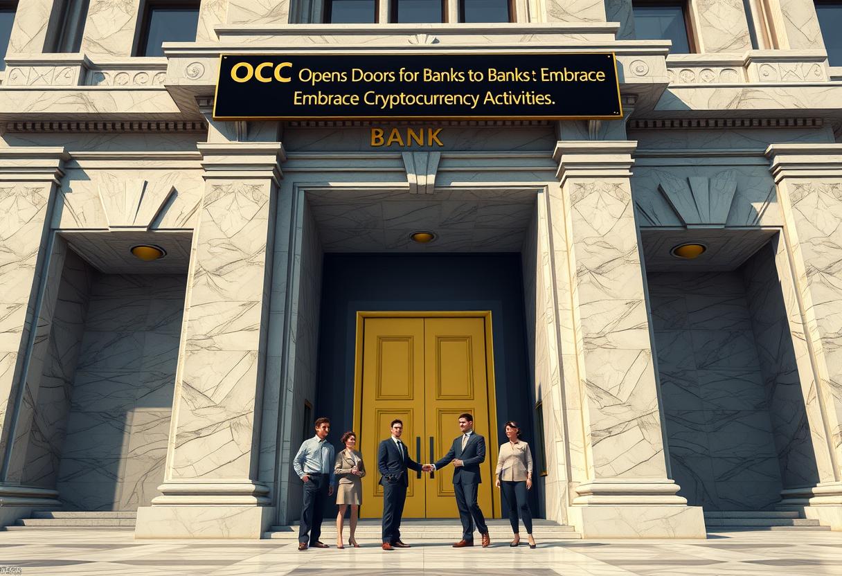 Occ opens doors for banks to embrace cryptocurrency activities
