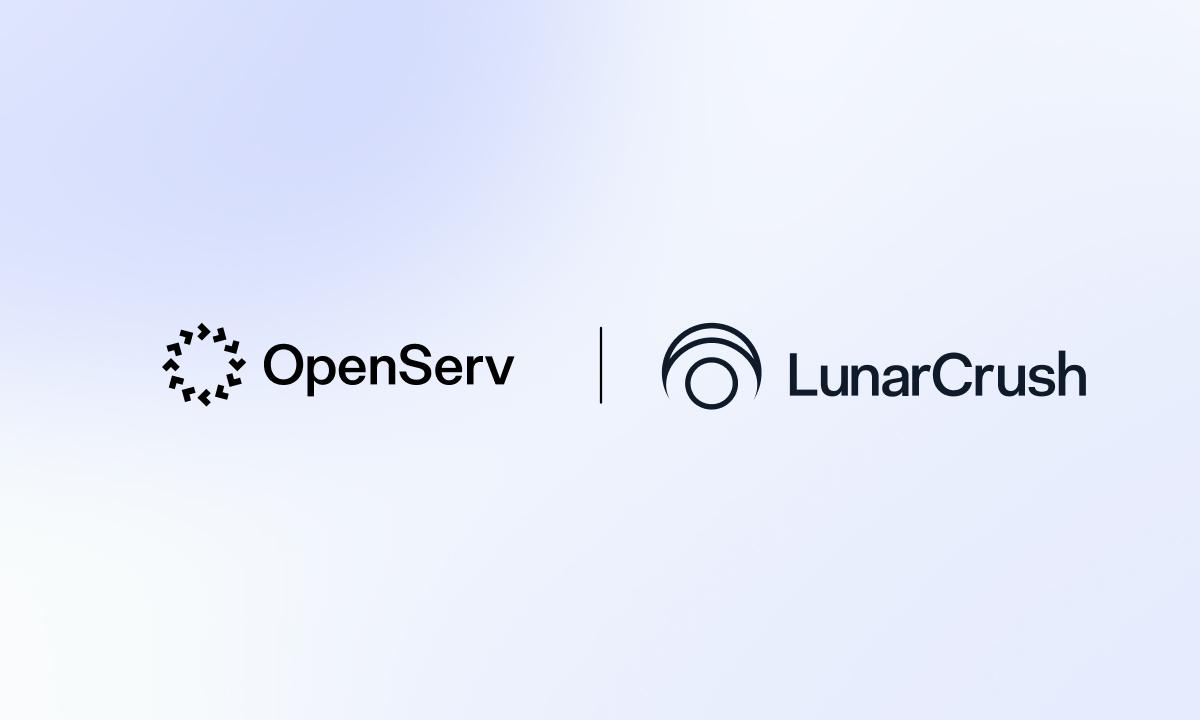 Openserv and lunarcrush turning 50 million posts an hour into ai apps