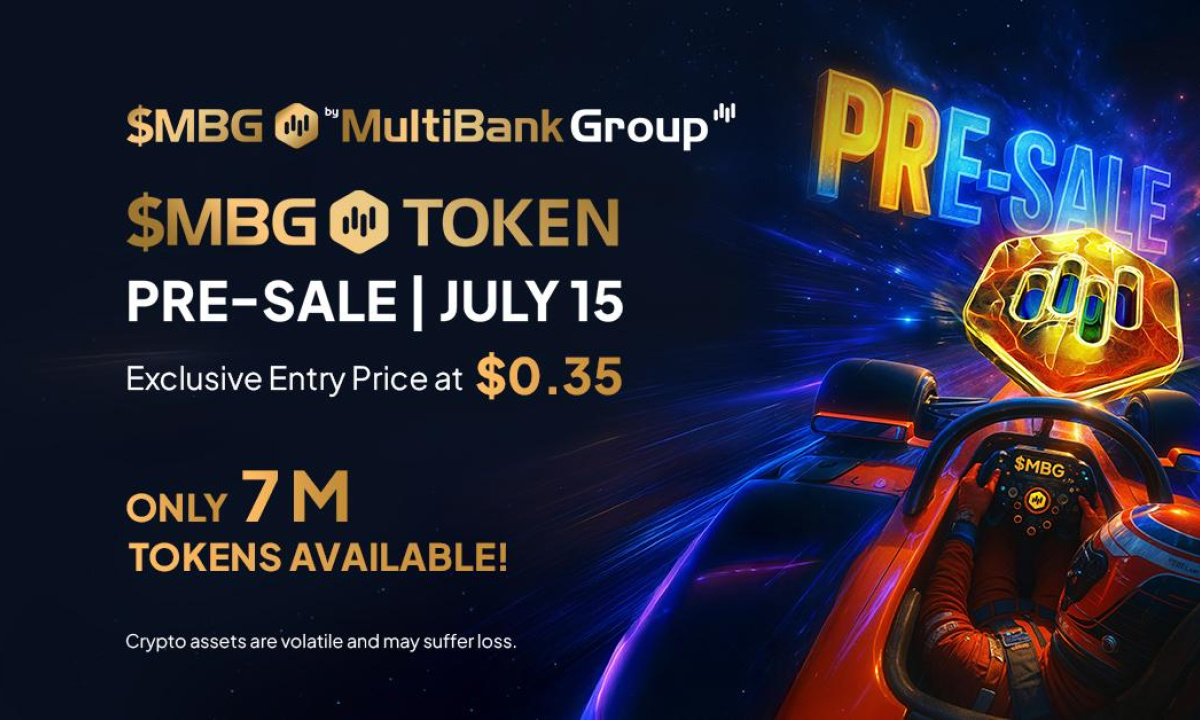 $mbg token pre-sale set for july 15 — only 7 million tokens available at $0. 35