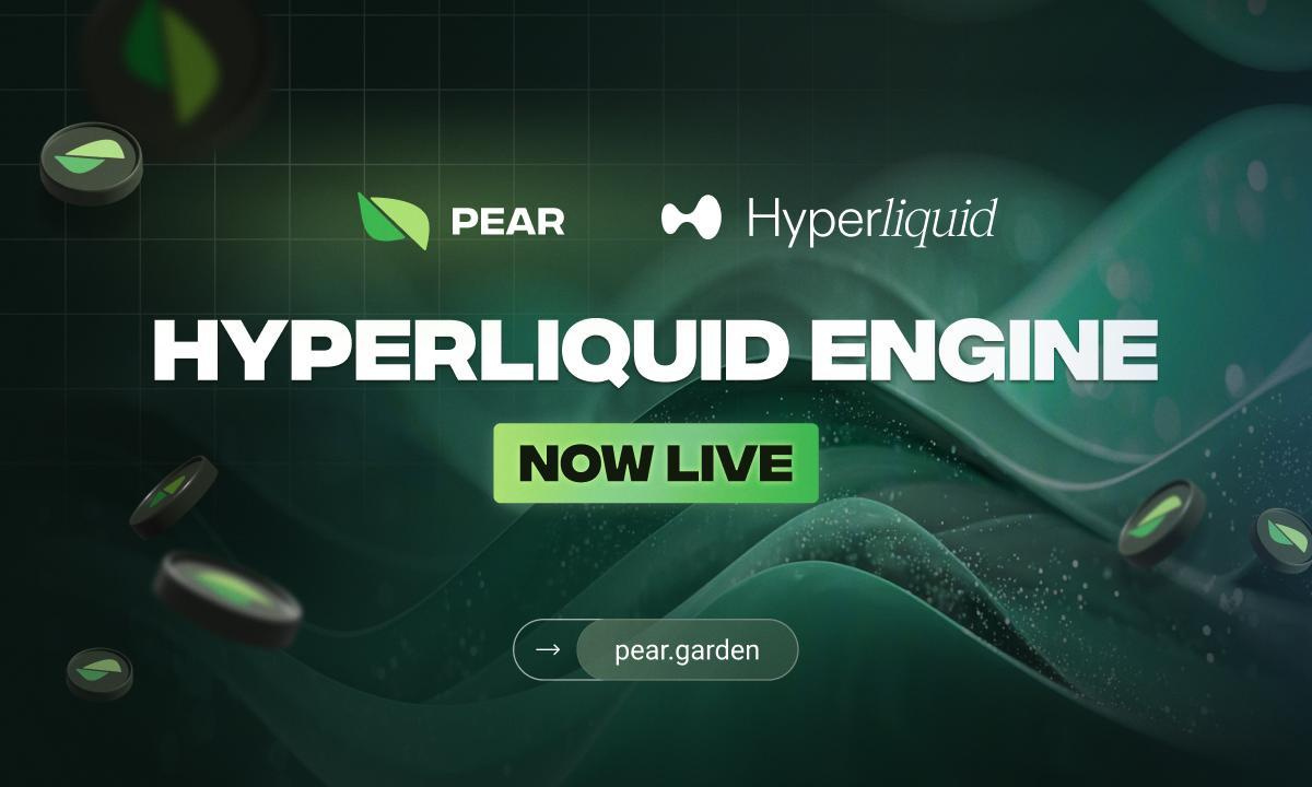 Pear protocol goes live with hyperliquid integration and announces $4. 1m strategic round led by castle island ventures