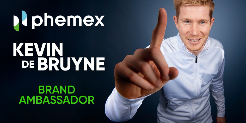 Phemex announces kevin de bruyne as brand ambassador