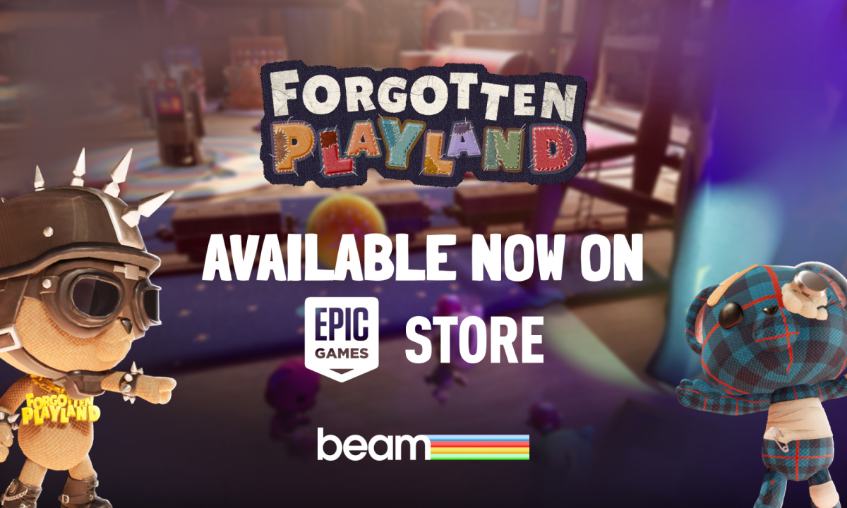 Forgotten playland: beam’s flagship title launches on epic games store: the ultimate multiplayer party game