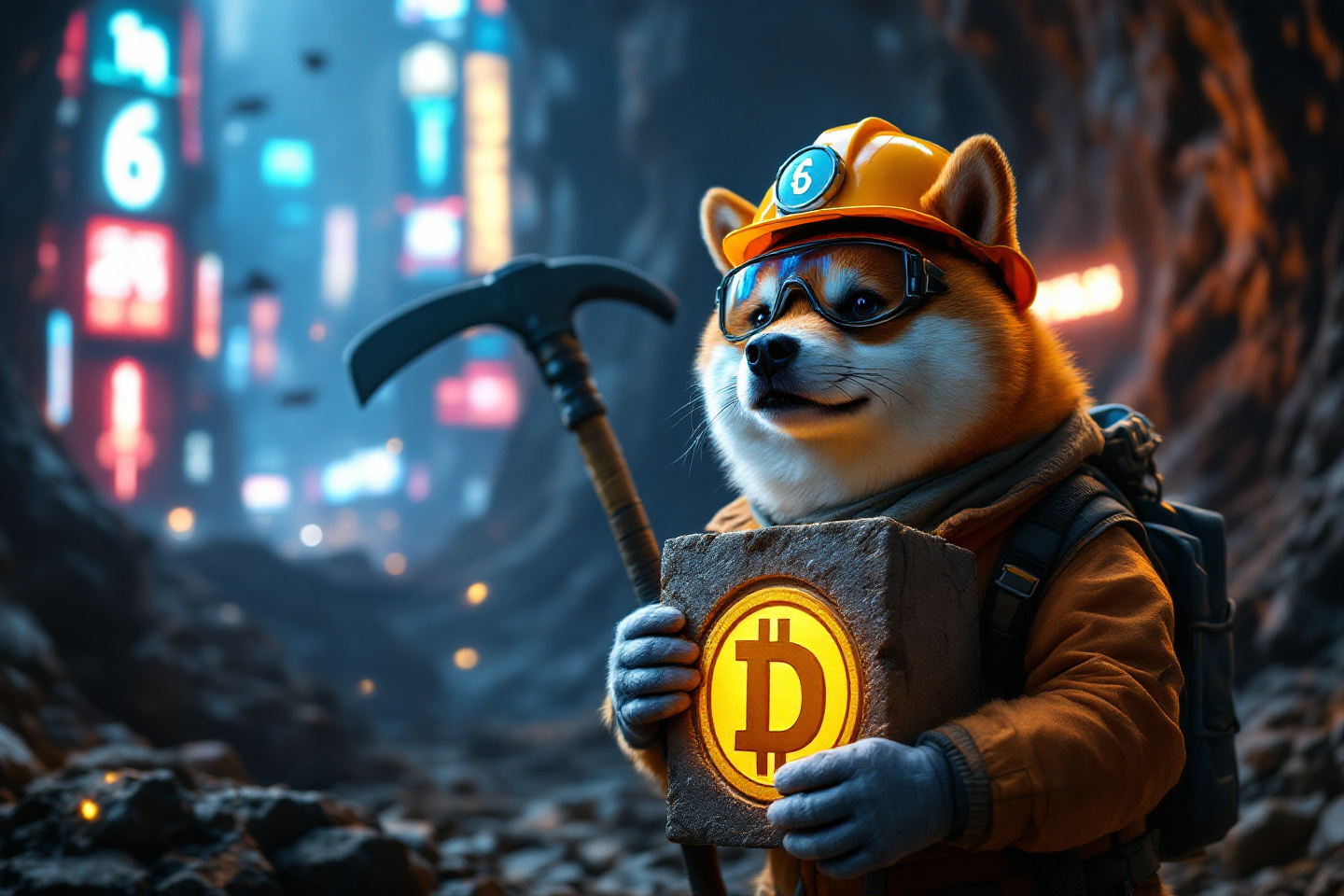 Doge miner! Mine like a boss & stack those coins!