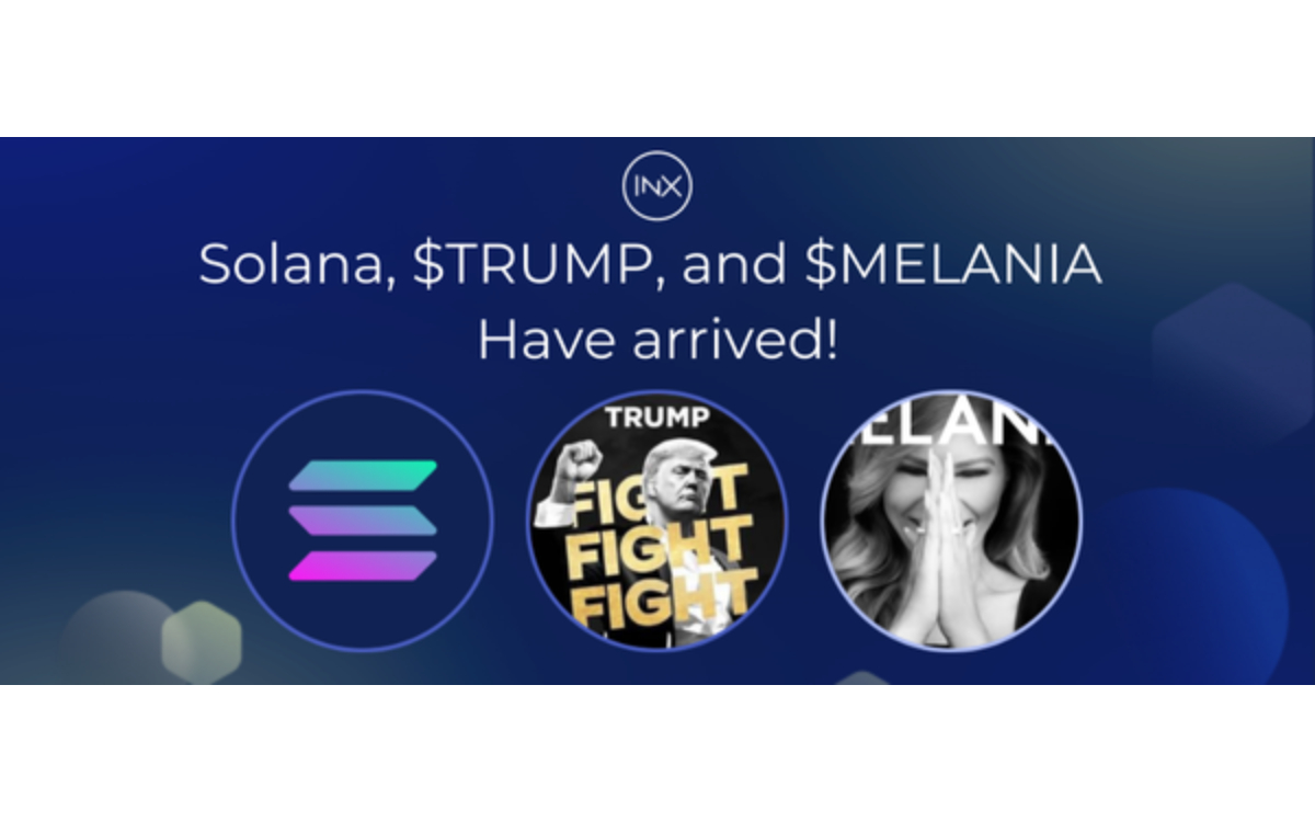 Inx Announces The Listing Of $Trump, $Melania, And Solana (Sol) 6 Royal listings on inx 1738144160cszqmr5i0n
