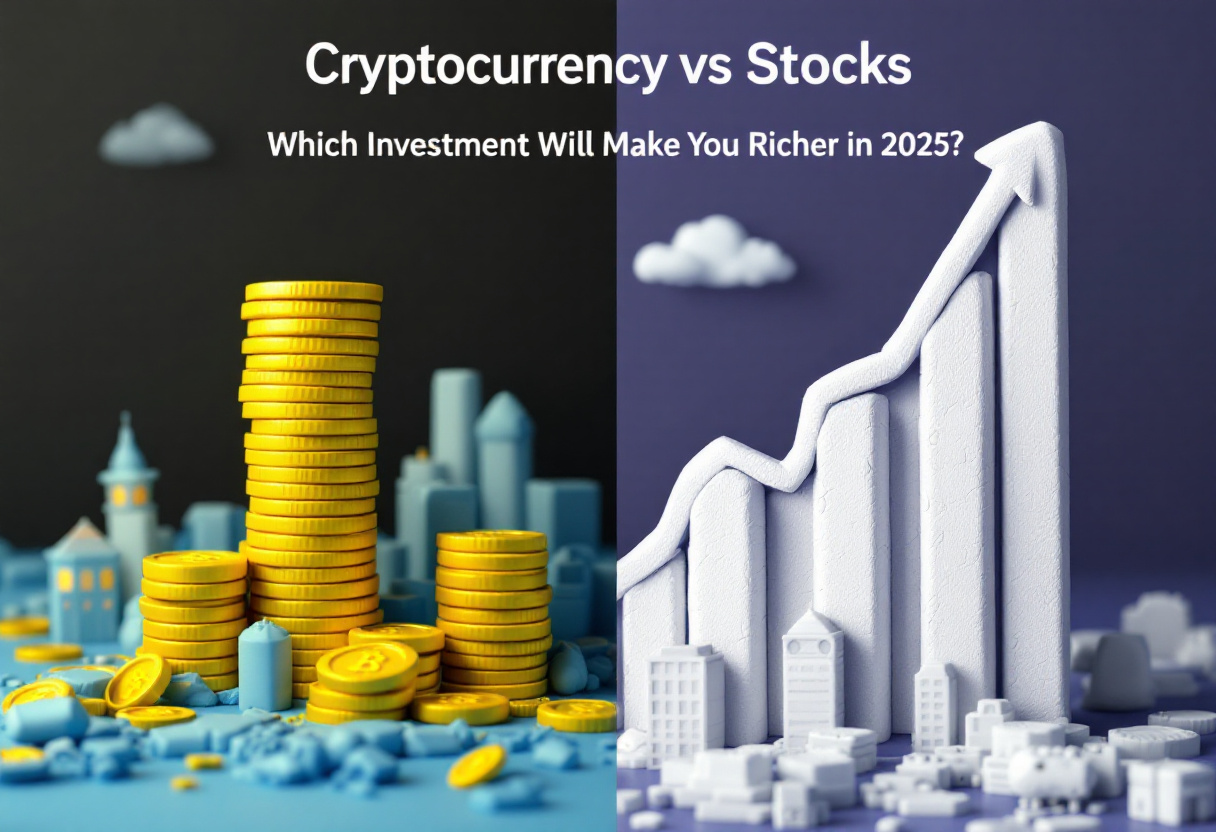 Cryptocurrency vs stocks: which investment will make you richer in 2025?