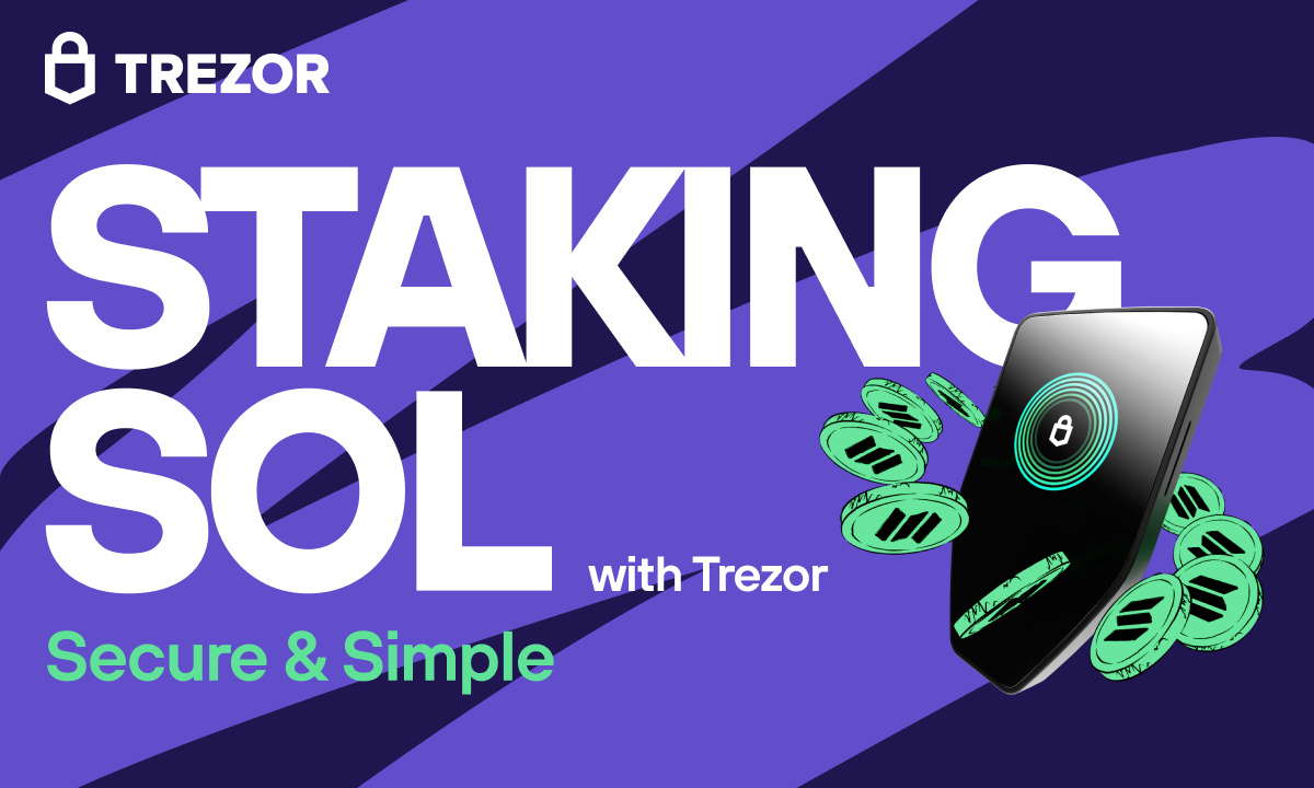 Trezor suite now supports solana staking
