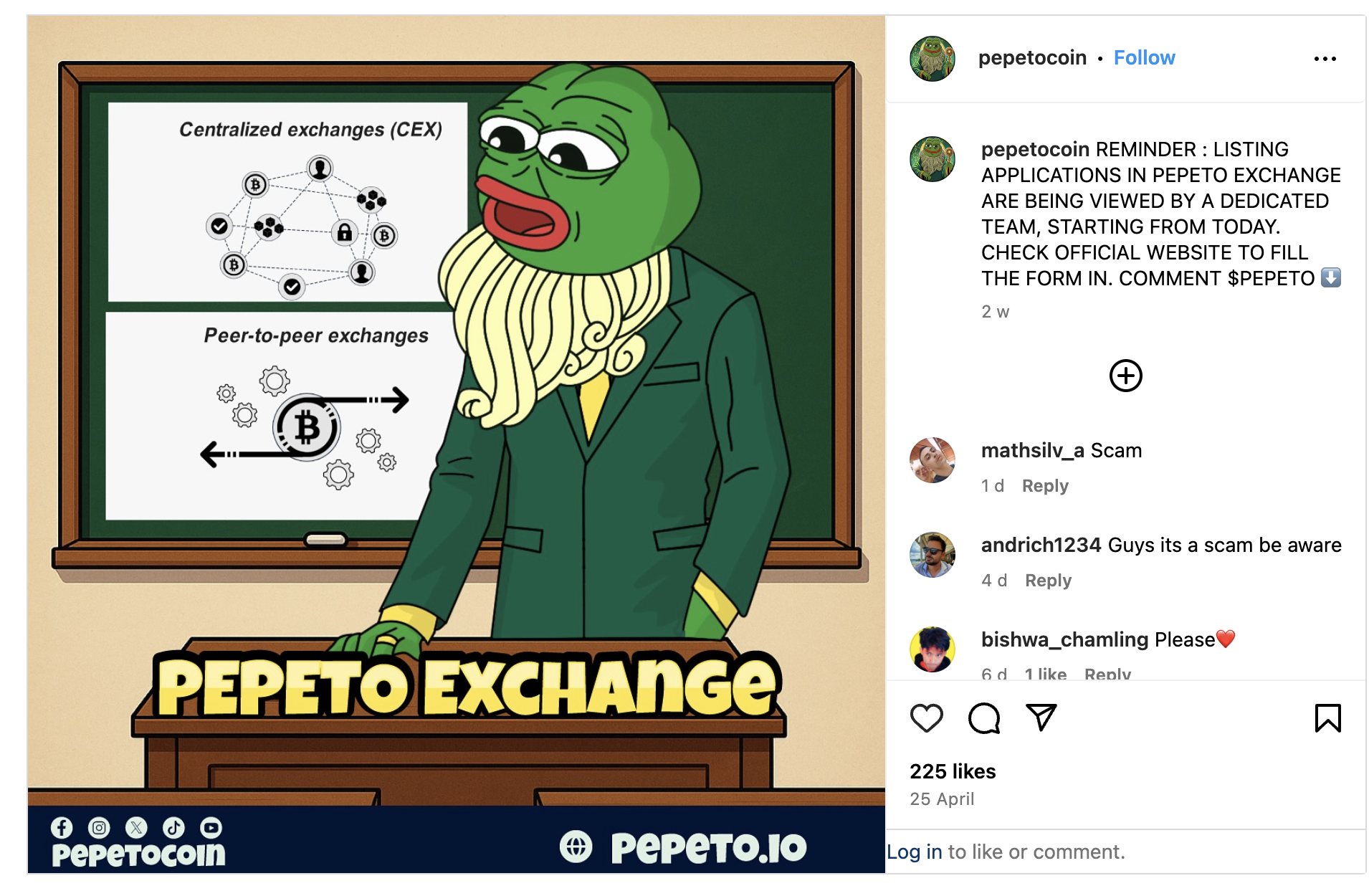 Could pepe or pepeto