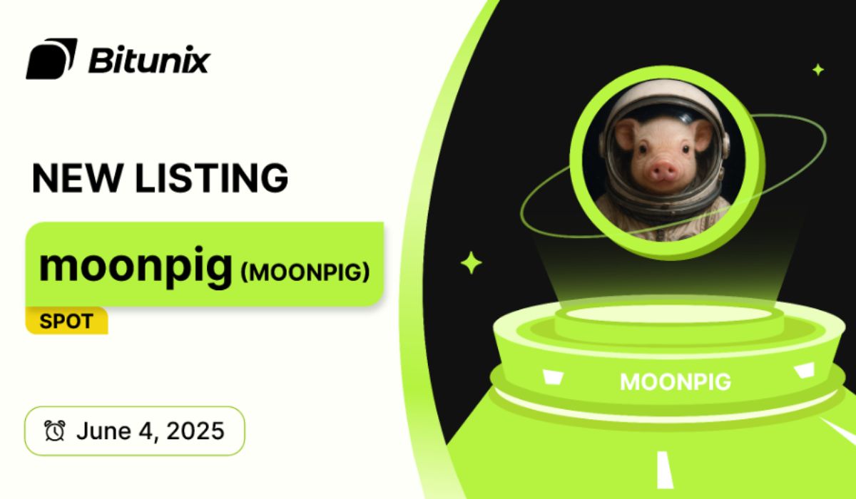 Solana’s viral sensation ‘moonpig’ meme coin now listed on bitunix